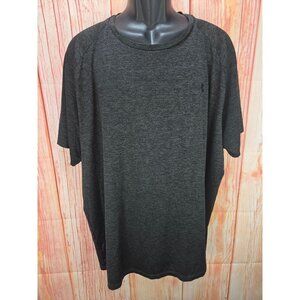 Under Armour Mens 3XL Tech Tee Shirt HeatGear Loose Fit Charcoal